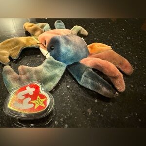 NWT Ty Beanie Babies 1996 Claude the Crab